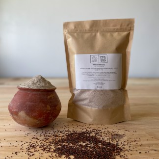 1KG - Organic Stone-Ground Mandwa (Ragi Or Finger Millet) Flour